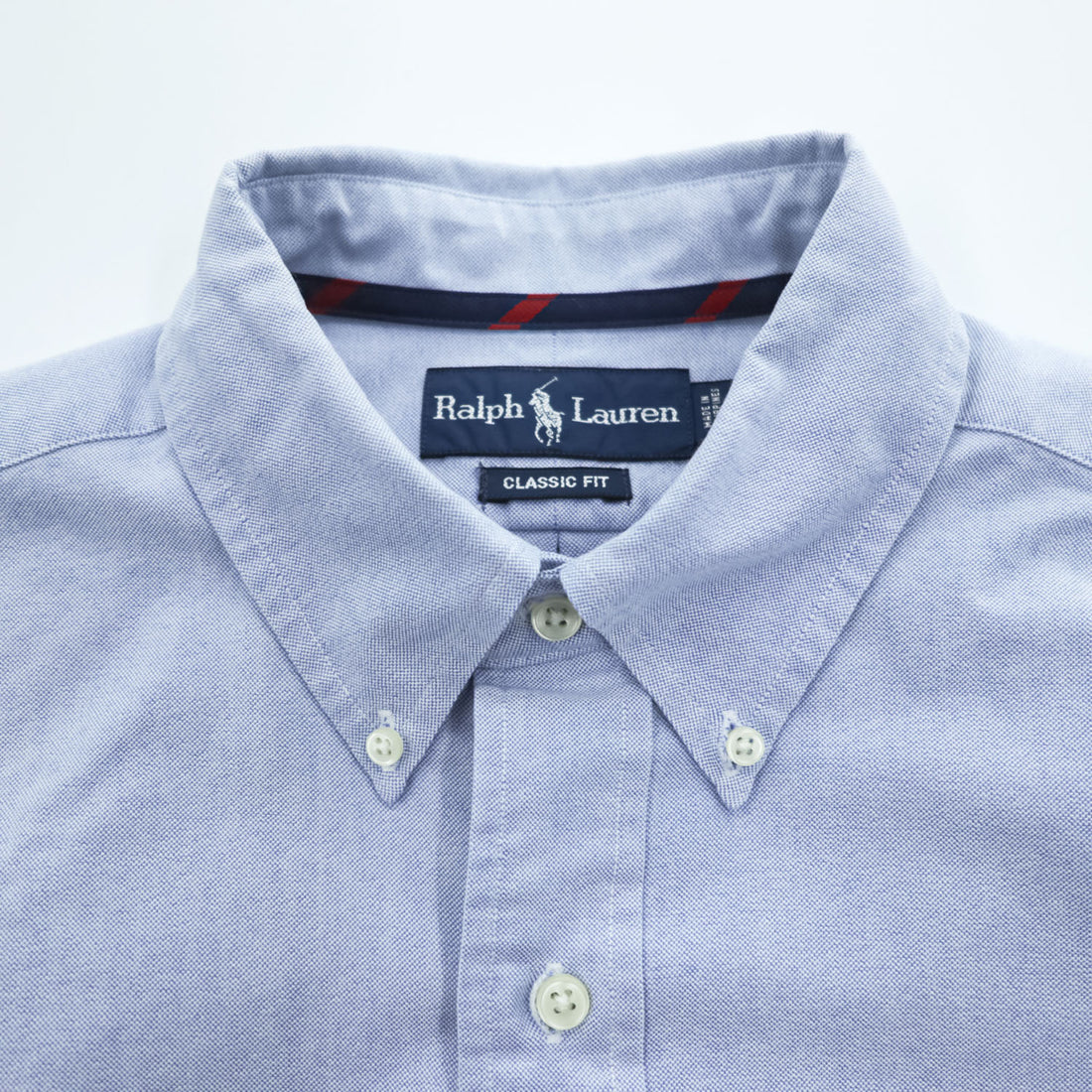 Polo Ralph Lauren 長袖  オックスフォードシャツ M ブルー  CLASSIC FIT ボタンダウン ポニー刺繍