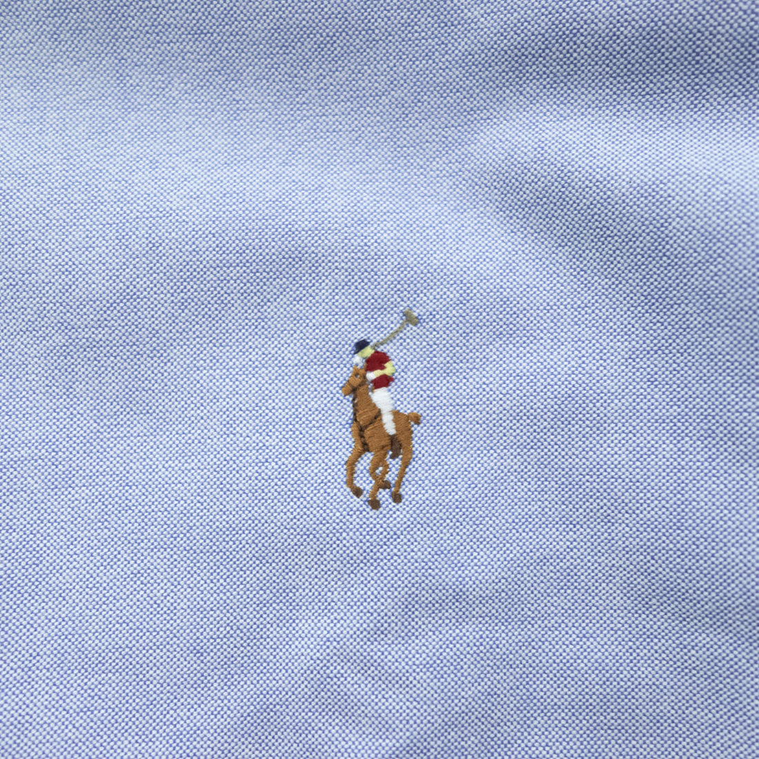 Polo Ralph Lauren 長袖  オックスフォードシャツ M ブルー  CLASSIC FIT ボタンダウン ポニー刺繍