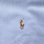Polo Ralph Lauren 長袖  オックスフォードシャツ M ブルー  CLASSIC FIT ボタンダウン ポニー刺繍