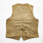 DENIM & SUPPLY RALPH LAUREN テーラードベスト ジレ L キャンバス シンチバック コットン