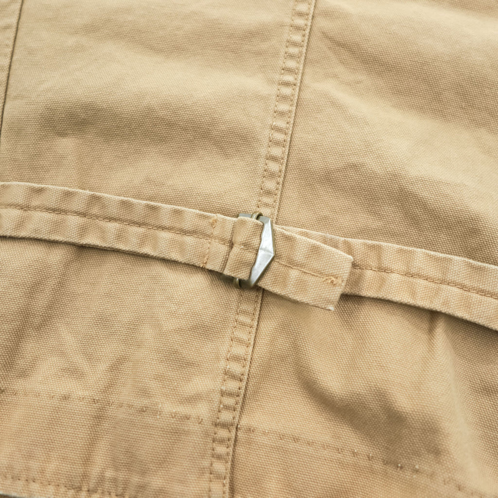 DENIM & SUPPLY RALPH LAUREN テーラードベスト ジレ L キャンバス シンチバック コットン