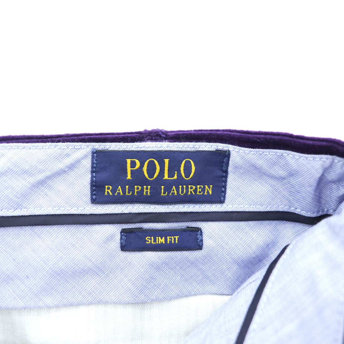 Polo Ralph Lauren コーデュロイ パンツ スラックス M パープル SLIM FIT