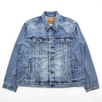 Levi's 3rdタイプ デニムトラッカージャケット SKYLINE Gジャン XL ウォッシュド ブルー ユーズド加工 PREMIUM 72334-0574