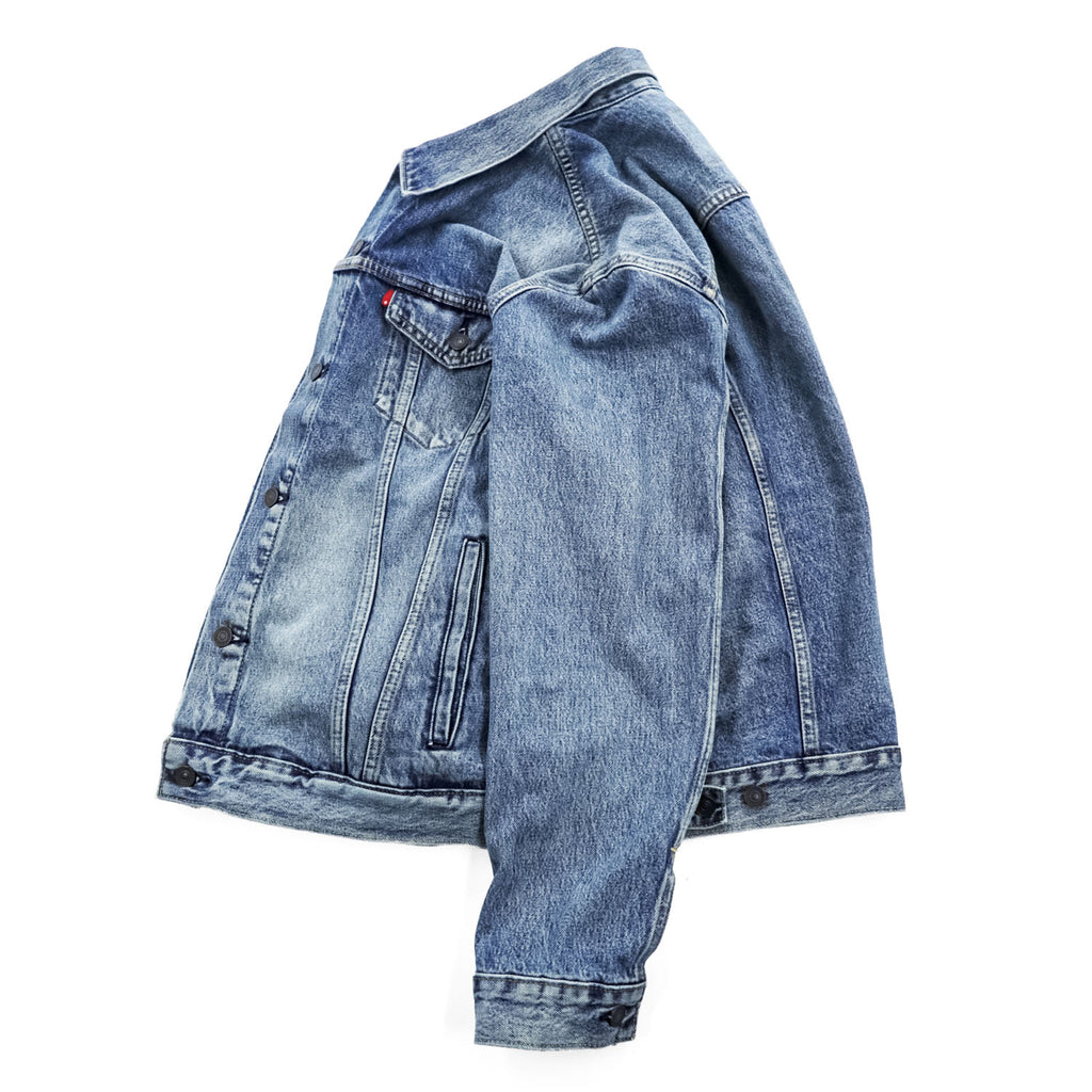 Levi's 3rdタイプ デニムトラッカージャケット SKYLINE Gジャン XL ウォッシュド ブルー ユーズド加工 PREMIUM 72334-0574