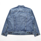 Levi's 3rdタイプ デニムトラッカージャケット SKYLINE Gジャン XL ウォッシュド ブルー ユーズド加工 PREMIUM 72334-0574