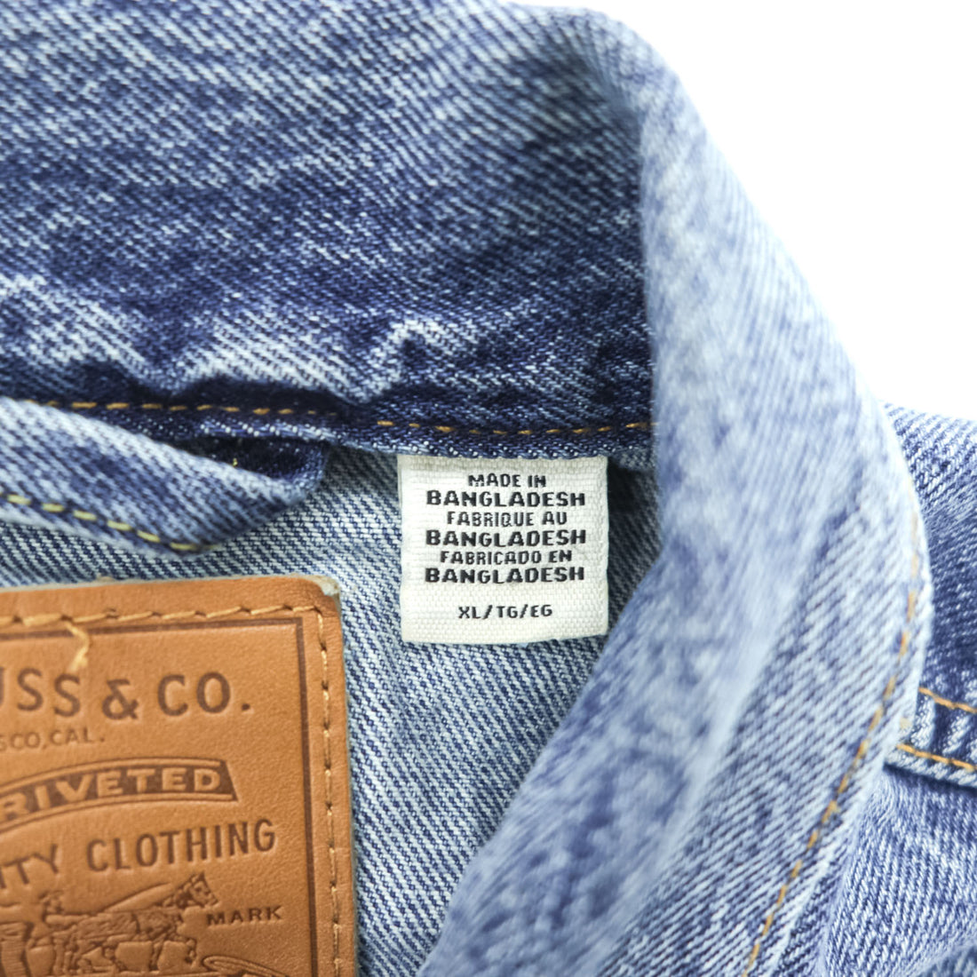 Levi's 3rdタイプ デニムトラッカージャケット SKYLINE Gジャン XL ウォッシュド ブルー ユーズド加工 PREMIUM 72334-0574