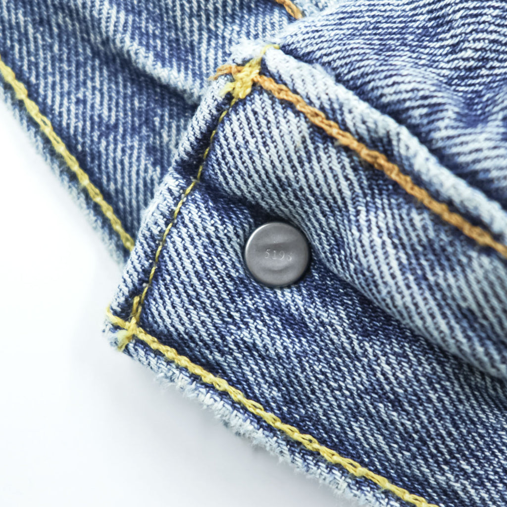 Levi's 3rdタイプ デニムトラッカージャケット SKYLINE Gジャン XL ウォッシュド ブルー ユーズド加工 PREMIUM 72334-0574