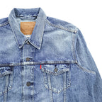 Levi's 3rdタイプ デニムトラッカージャケット SKYLINE Gジャン XL ウォッシュド ブルー ユーズド加工 PREMIUM 72334-0574