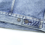 Levi's 3rdタイプ デニムトラッカージャケット SKYLINE Gジャン XL ウォッシュド ブルー ユーズド加工 PREMIUM 72334-0574