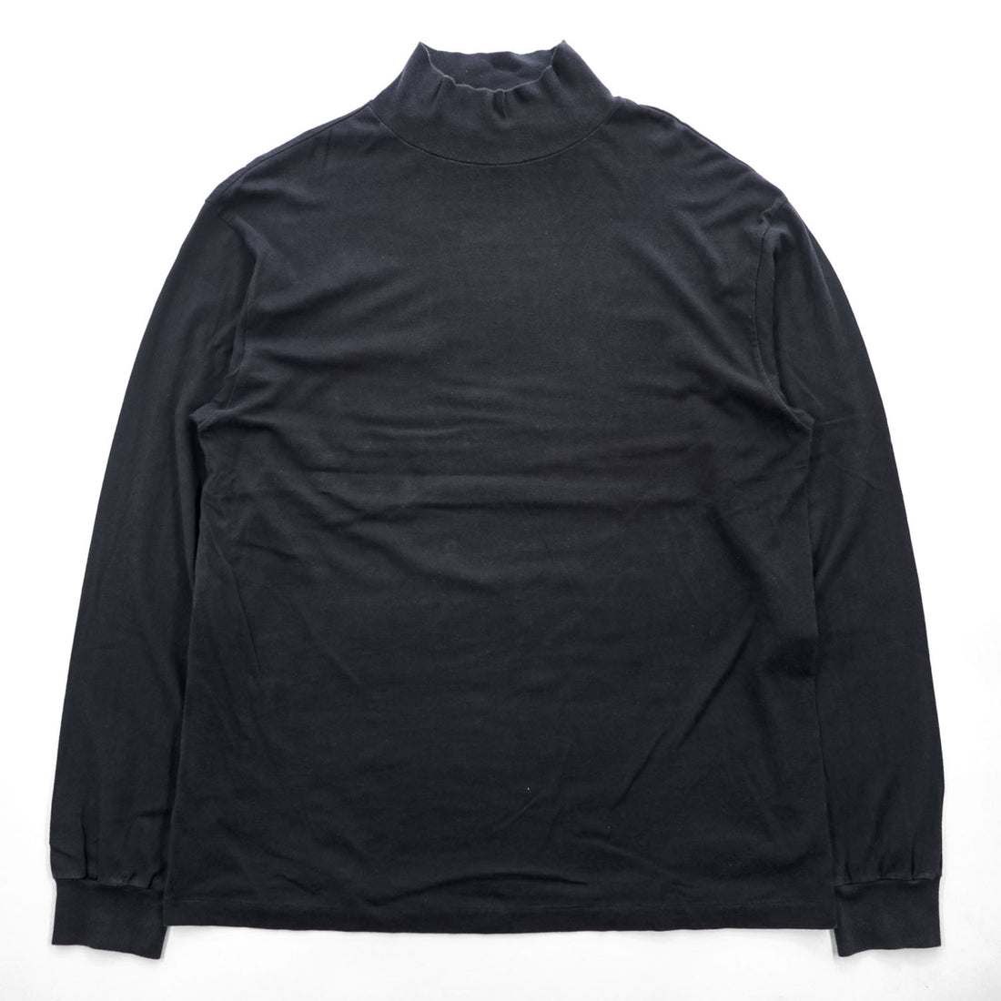 KAPTAIN SUNSHINE 日本製 モックネック カットソー 長袖 ロングスリーブ Tシャツ L ブラック ハイネック KS20FCS11