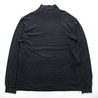 KAPTAIN SUNSHINE 日本製 モックネック カットソー 長袖 ロングスリーブ Tシャツ L ブラック ハイネック KS20FCS11