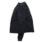 KAPTAIN SUNSHINE 日本製 モックネック カットソー 長袖 ロングスリーブ Tシャツ L ブラック ハイネック KS20FCS11