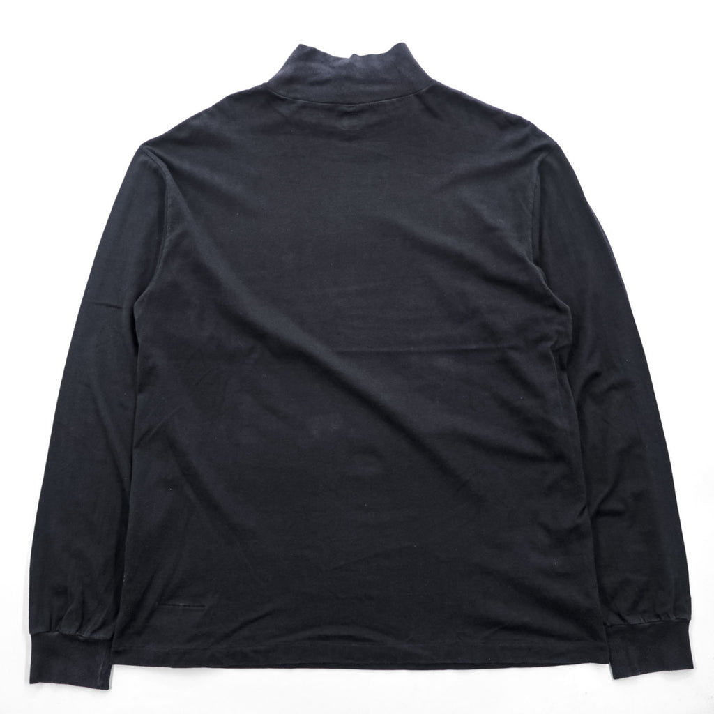 KAPTAIN SUNSHINE 日本製 モックネック カットソー 長袖 ロングスリーブ Tシャツ L ブラック ハイネック KS20FCS11