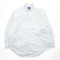 BEAMS 長袖 オックスフォードシャツ L ホワイト ビッグサイズ JAPANESE FABRIC 胸ポケット 11-11-5185-301
