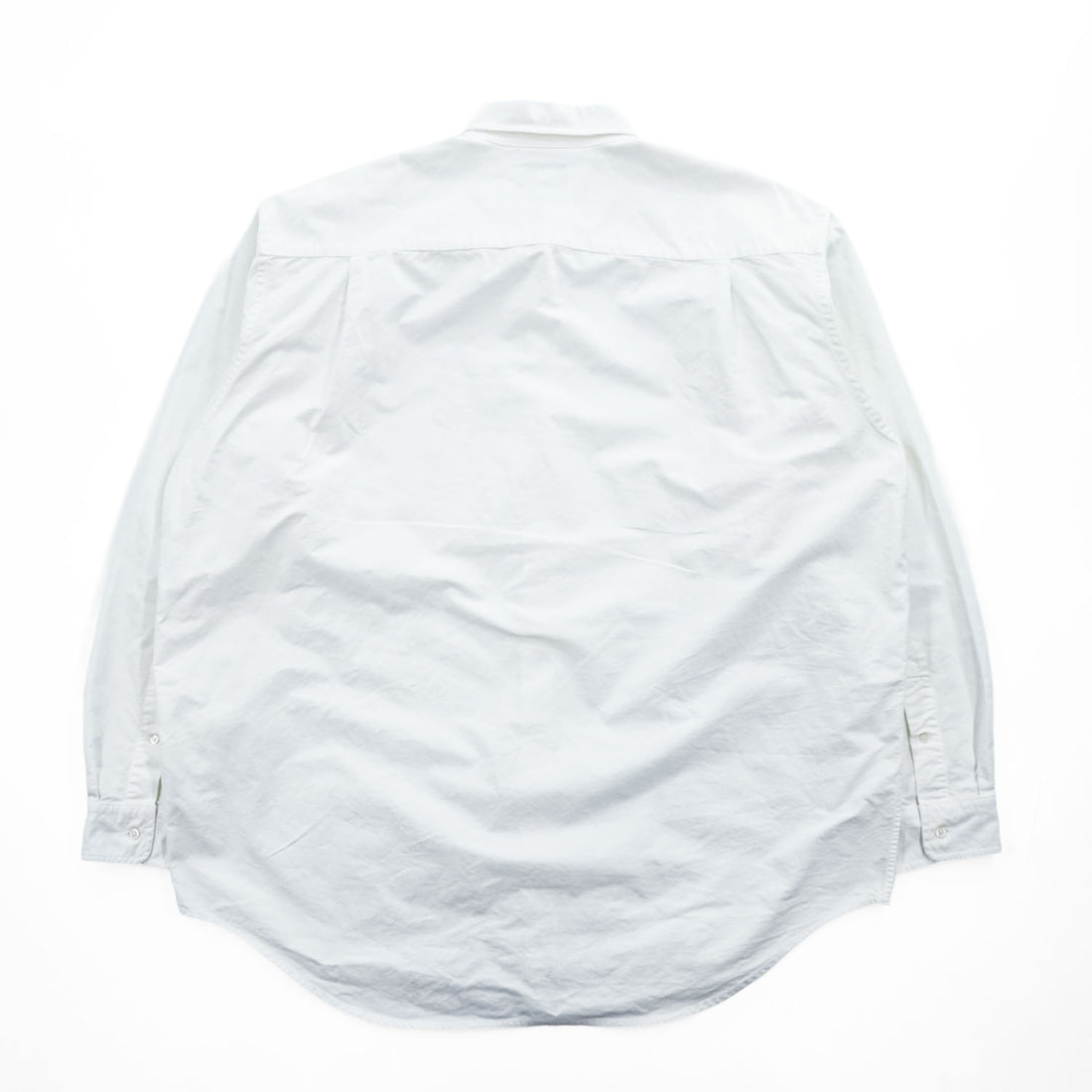 BEAMS 長袖 オックスフォードシャツ L ホワイト ビッグサイズ JAPANESE FABRIC 胸ポケット 11-11-5185-301