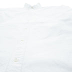 BEAMS 長袖 オックスフォードシャツ L ホワイト ビッグサイズ JAPANESE FABRIC 胸ポケット 11-11-5185-301