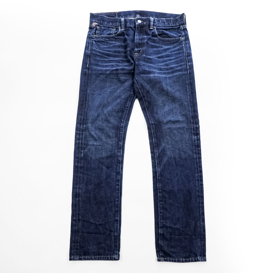 DENIM & SUPPLY RALPH LAUREN デニムパンツ ジーンズ M ヴィンテージ加工 ハチノス SLIM ジッパーフライ