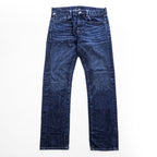 DENIM & SUPPLY RALPH LAUREN デニムパンツ ジーンズ M ヴィンテージ加工 ハチノス SLIM ジッパーフライ