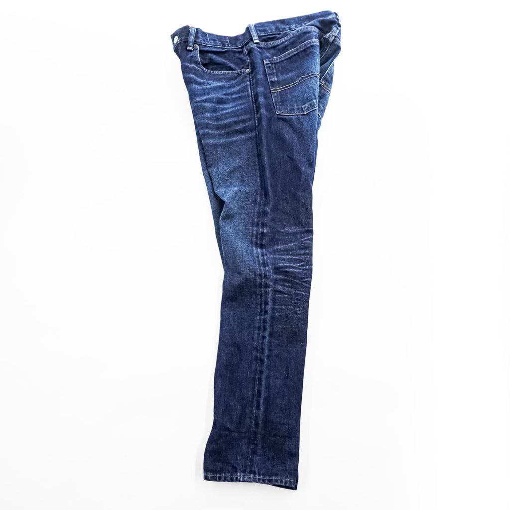DENIM & SUPPLY RALPH LAUREN デニムパンツ ジーンズ M ヴィンテージ加工 ハチノス SLIM ジッパーフライ