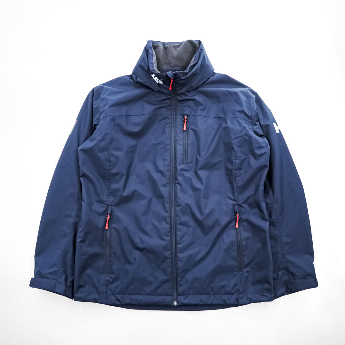 HELLY HANSEN マウンテンパーカー シェル レインジャケット XL ネイビー 防水 メッシュ ドローコード フード収納 HELLY TECH 33899