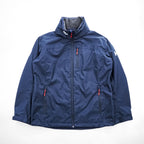 HELLY HANSEN マウンテンパーカー シェル レインジャケット XL ネイビー 防水 メッシュ ドローコード フード収納 HELLY TECH 33899