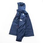 HELLY HANSEN マウンテンパーカー シェル レインジャケット XL ネイビー 防水 メッシュ ドローコード フード収納 HELLY TECH 33899