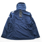 HELLY HANSEN マウンテンパーカー シェル レインジャケット XL ネイビー 防水 メッシュ ドローコード フード収納 HELLY TECH 33899