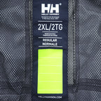 HELLY HANSEN マウンテンパーカー シェル レインジャケット XL ネイビー 防水 メッシュ ドローコード フード収納 HELLY TECH 33899