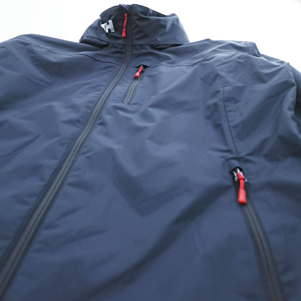 HELLY HANSEN マウンテンパーカー シェル レインジャケット XL ネイビー 防水 メッシュ ドローコード フード収納 HELLY TECH 33899