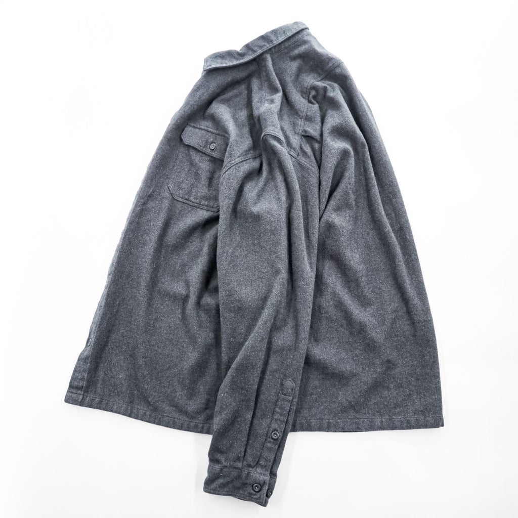 Patagonia オーガニックコットン 長袖 フィヨルドフランネルシャツ XXL グレー ビッグサイズ ORGANIC COTTON 53947