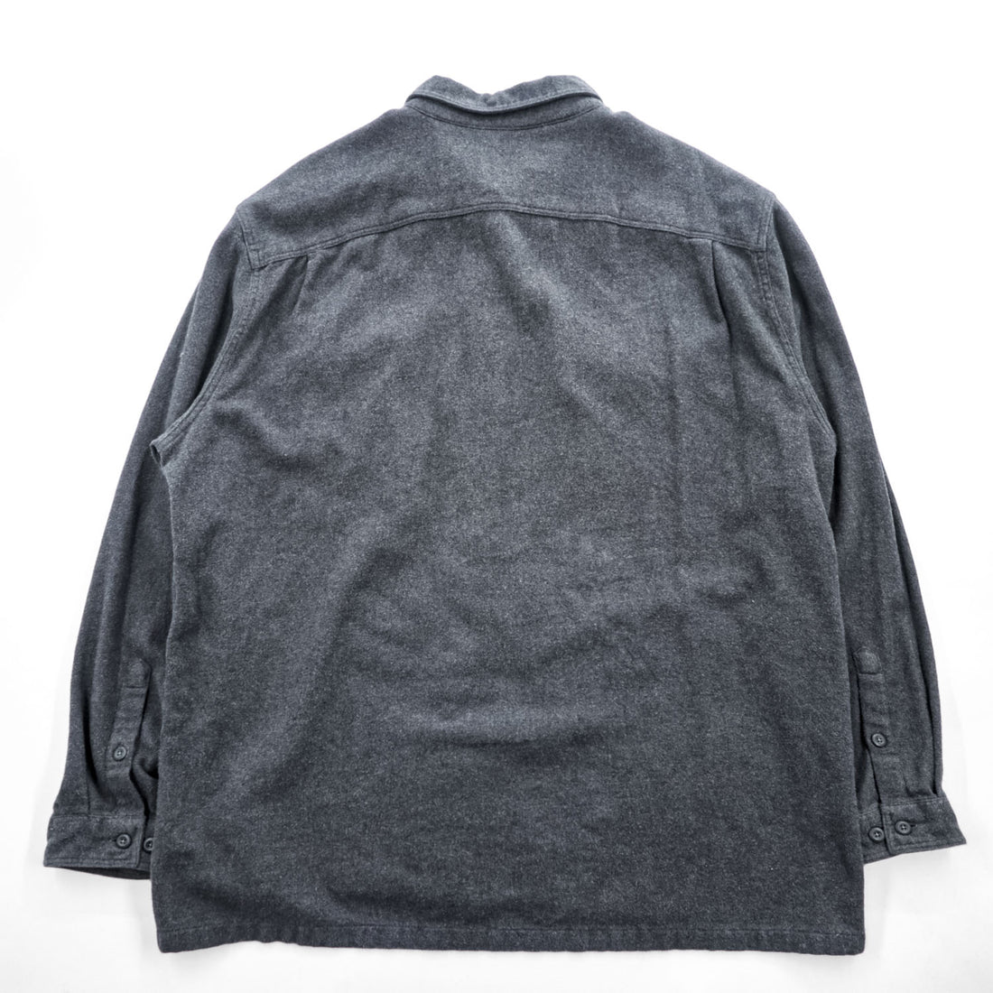 Patagonia オーガニックコットン 長袖 フィヨルドフランネルシャツ XXL グレー ビッグサイズ ORGANIC COTTON 53947