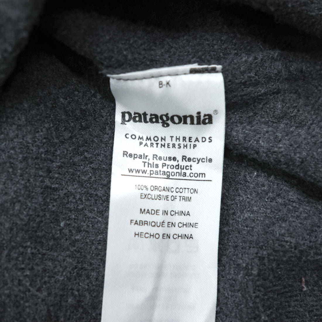 Patagonia オーガニックコットン 長袖 フィヨルドフランネルシャツ XXL グレー ビッグサイズ ORGANIC COTTON 53947