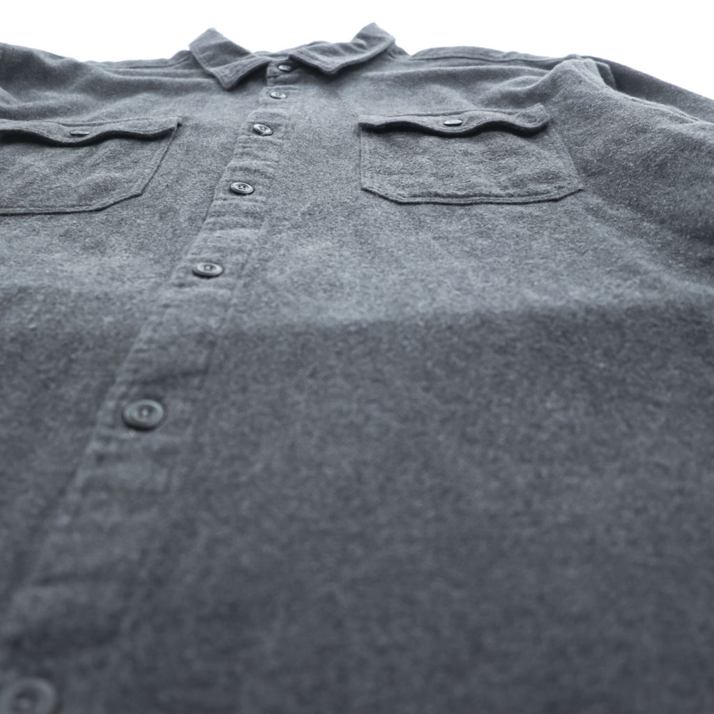 Patagonia オーガニックコットン 長袖 フィヨルドフランネルシャツ XXL グレー ビッグサイズ ORGANIC COTTON 53947