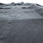 Patagonia オーガニックコットン 長袖 フィヨルドフランネルシャツ XXL グレー ビッグサイズ ORGANIC COTTON 53947