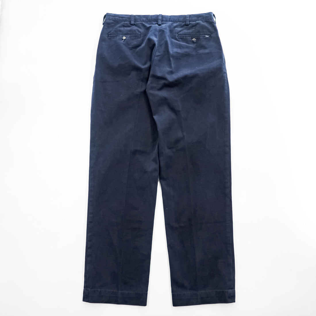 Polo Ralph Lauren 90年代 2タック チノパンツ ETHAN PANT ポロチノ L ネイビー プリーツ