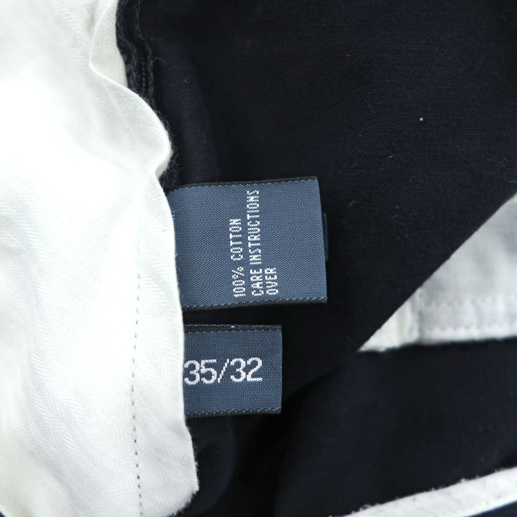 Polo Ralph Lauren 90年代 2タック チノパンツ ETHAN PANT ポロチノ L ネイビー プリーツ