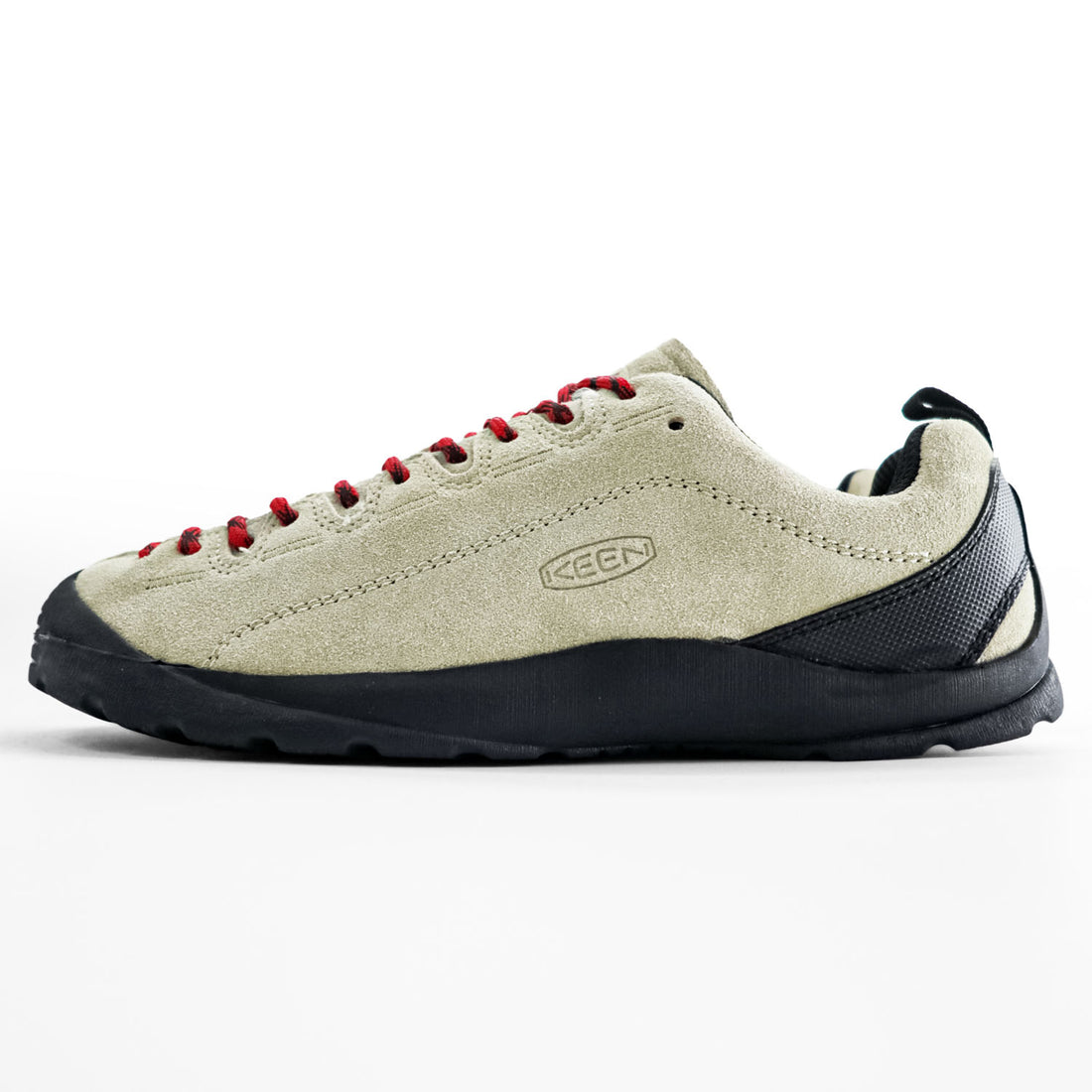KEEN ジャスパー Jasper スニーカー 26cm スエード ベージュ ブラック 替え紐有り