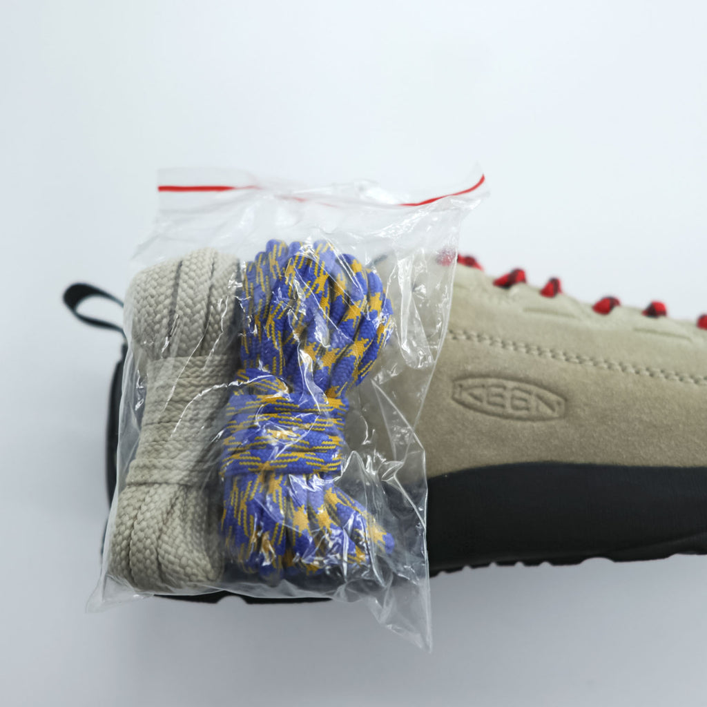 KEEN ジャスパー Jasper スニーカー 26cm スエード ベージュ ブラック 替え紐有り