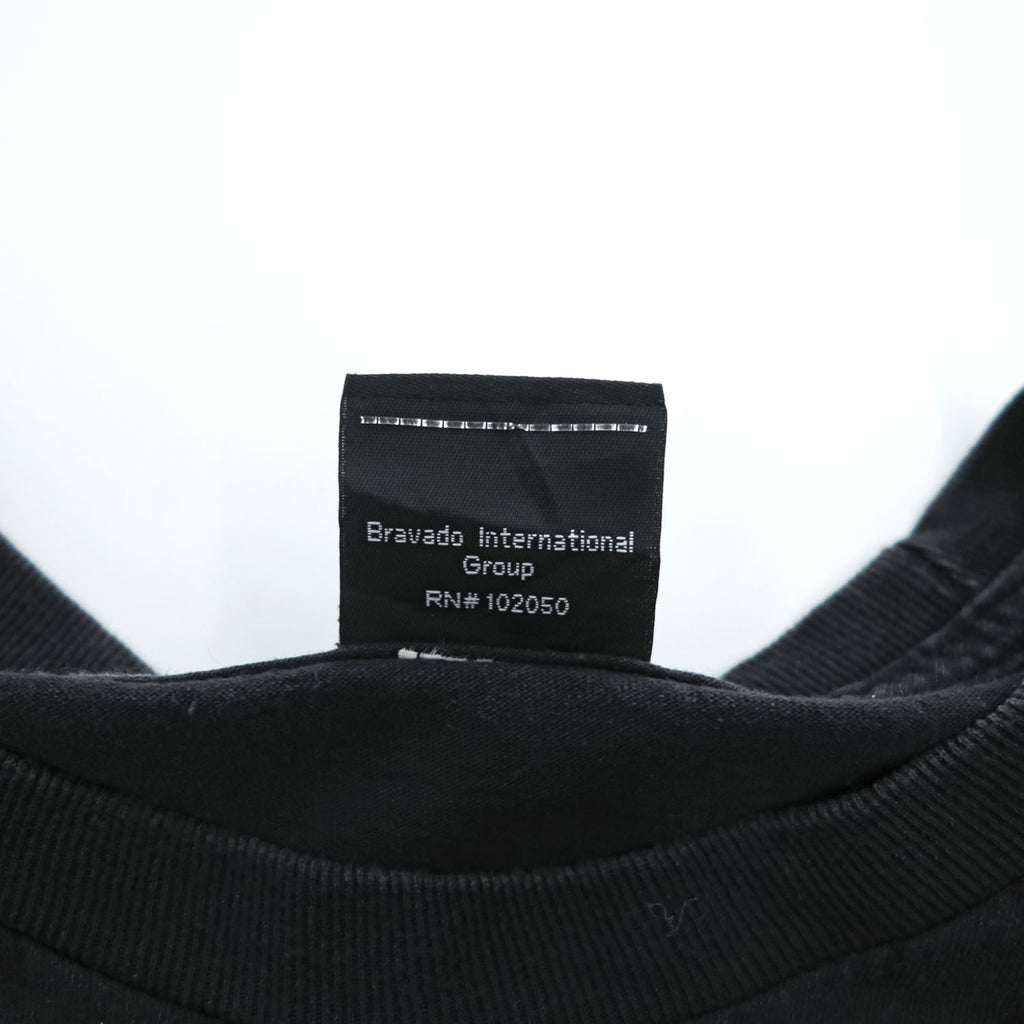 HARLEY DAVIDSON 長袖 ロングスリーブ Tシャツ ロンT XXL ブラック ビッグサイズ WISCONSIN スカル 袖ロゴ プリント