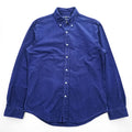 Ralph Lauren 長袖 オックスフォードシャツ INDIGO OXFORD L ネイビー ボタンダウン スモールポニー ロゴ 刺繍