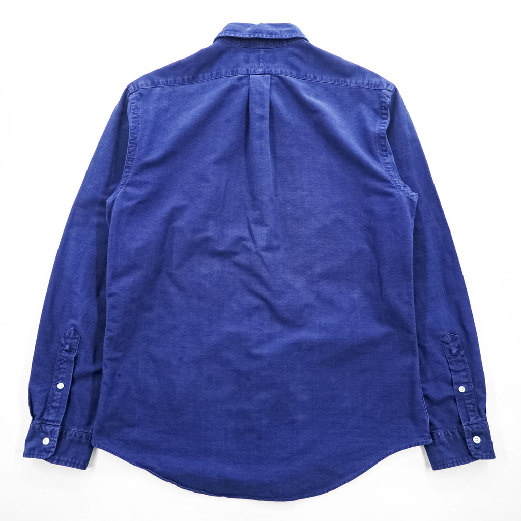 Ralph Lauren 長袖 オックスフォードシャツ INDIGO OXFORD L ネイビー ボタンダウン スモールポニー ロゴ 刺繍