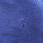 Ralph Lauren 長袖 オックスフォードシャツ INDIGO OXFORD L ネイビー ボタンダウン スモールポニー ロゴ 刺繍