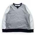 J.CREW ヴィンテージフリース 前V ラグラン スウェット トレーナー XL グレー VINTAGE FLEECE