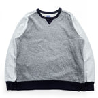 J.CREW ヴィンテージフリース 前V ラグラン スウェット トレーナー XL グレー VINTAGE FLEECE