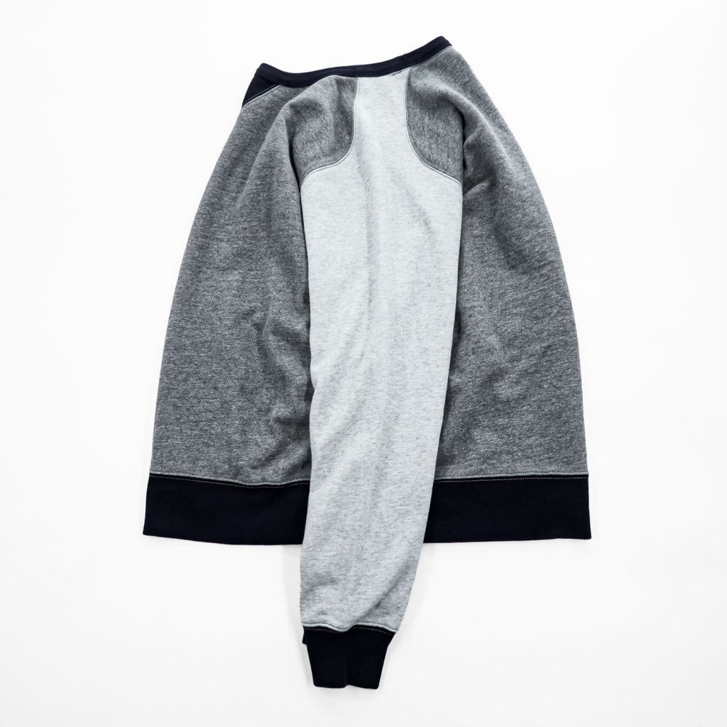 J.CREW ヴィンテージフリース 前V ラグラン スウェット トレーナー XL グレー VINTAGE FLEECE