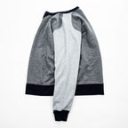 J.CREW ヴィンテージフリース 前V ラグラン スウェット トレーナー XL グレー VINTAGE FLEECE