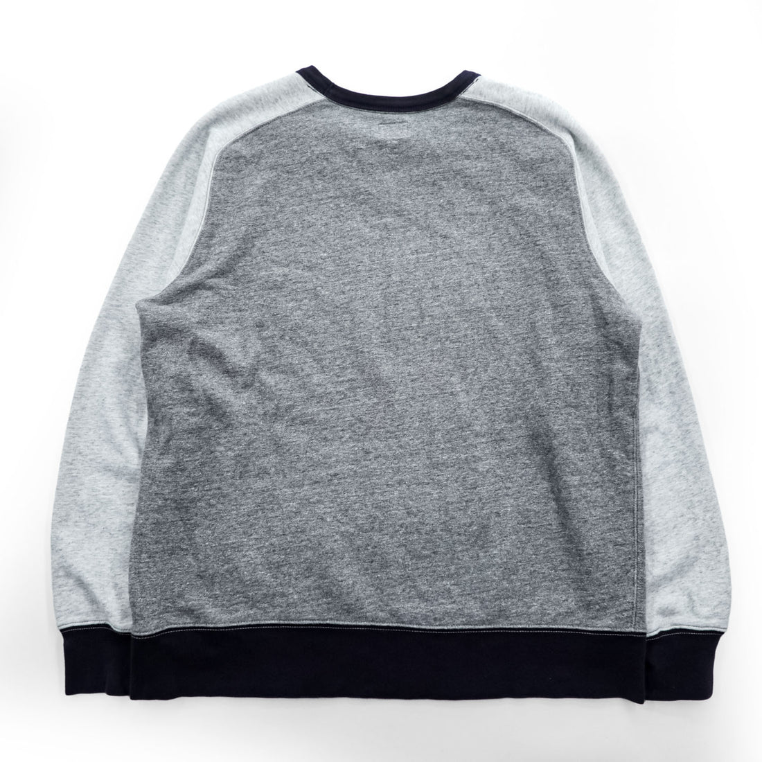 J.CREW ヴィンテージフリース 前V ラグラン スウェット トレーナー XL グレー VINTAGE FLEECE