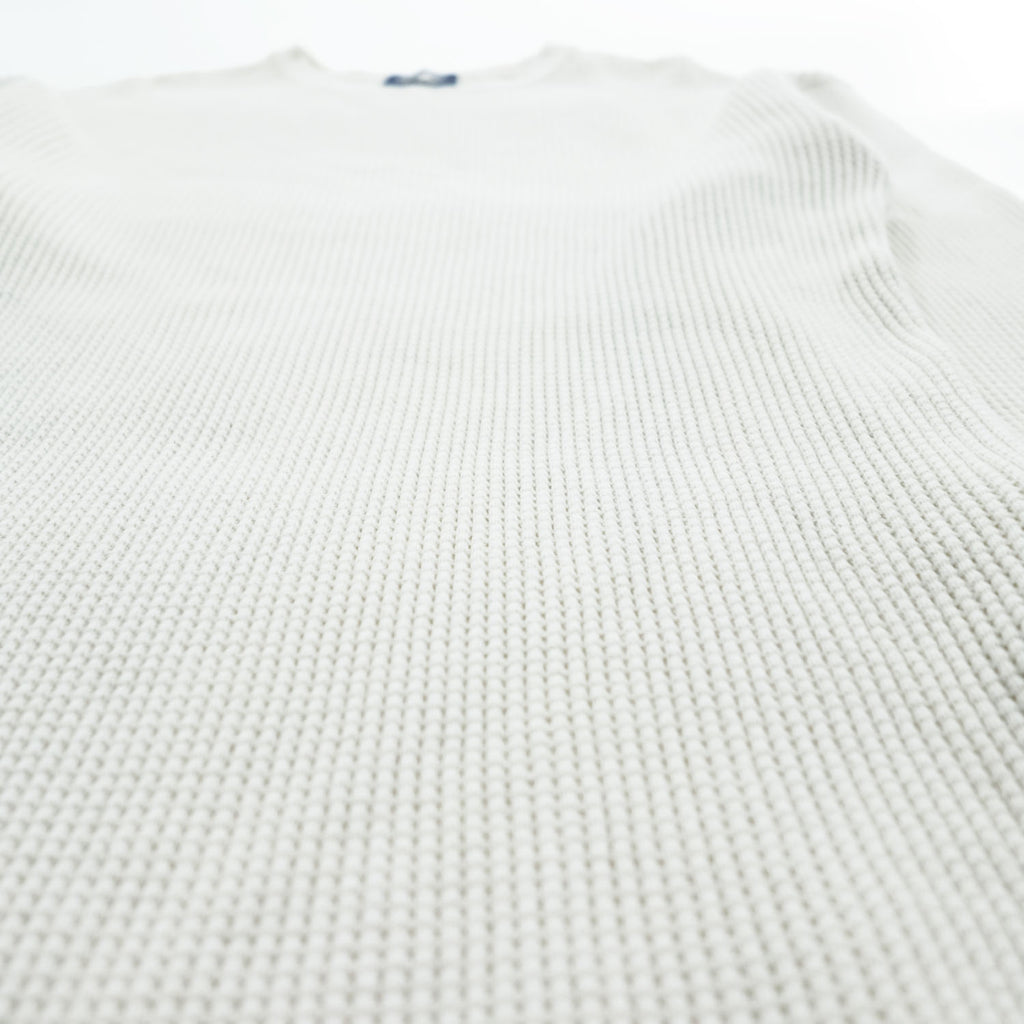 NAUTICA A.H VINTAGE COLLECTION サーマルカットソー 長袖 ロングスリーブ Tシャツ L ホワイト 長谷川昭雄 ワッフル 221-1241