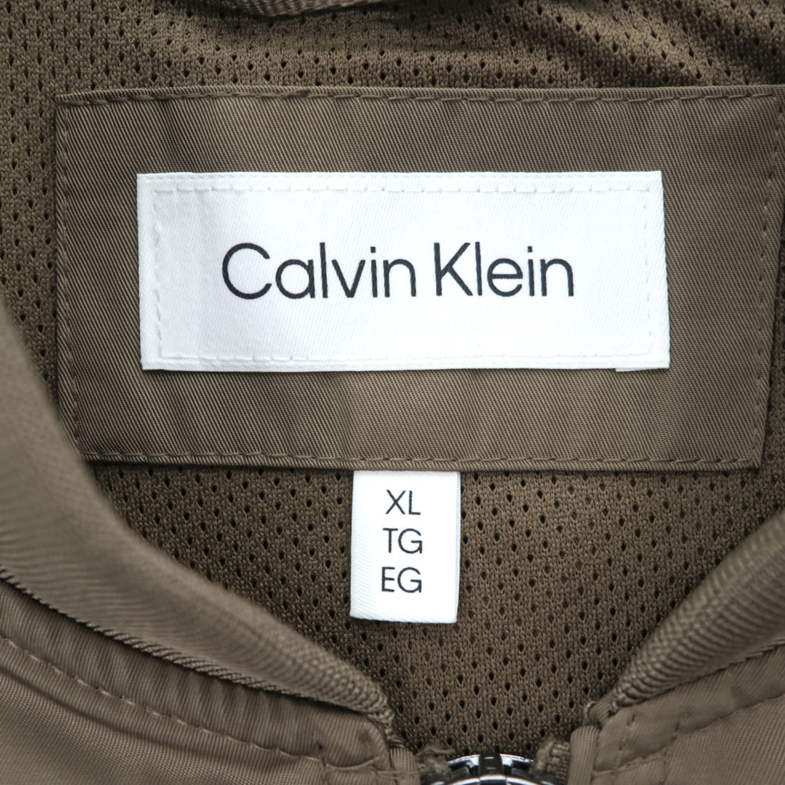 Calvin Klein フライトジャケット MA-1 ボンバージャケット XL ブラウン 防水 CM407904