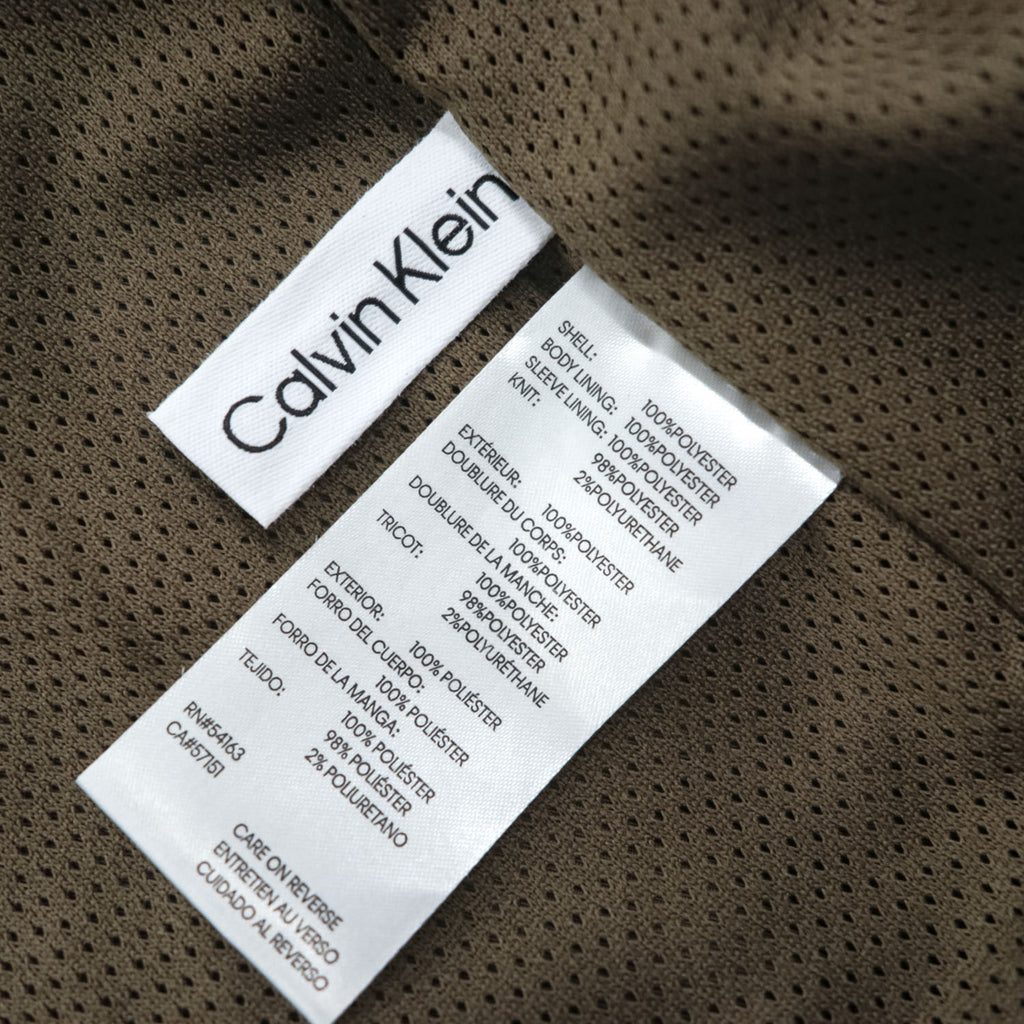Calvin Klein フライトジャケット MA-1 ボンバージャケット XL ブラウン 防水 CM407904